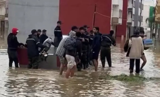 القصر الكبير تحت رحمة المياه: فيضانات وادي اللوكوس تستنفر السلطات وتربك حياة السكان