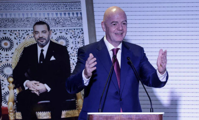المغرب تحت قيادة الملك محمد السادس يصبح قوة كبرى في كرة القدم العالمية حسب إنفانتينو